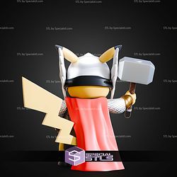 Thor Pikachu Mashup STL Files