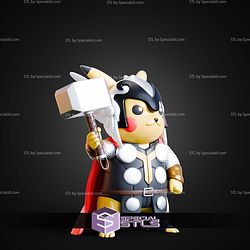 Thor Pikachu Mashup STL Files