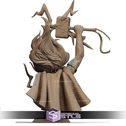 Thunder Lady Thor Bust STL Files