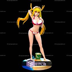 Tohru Miss Kobayashi Volleyball STL Files