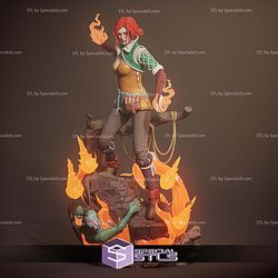 Triss Merigold The Witcher 3 1-6 STL Files