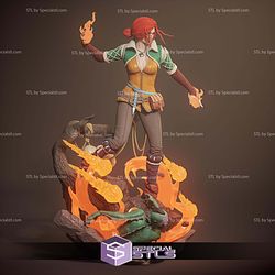 Triss Merigold The Witcher 3 1-6 STL Files