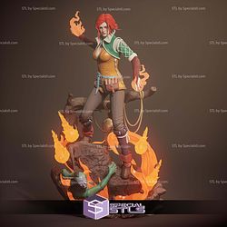 Triss Merigold The Witcher 3 1-6 STL Files
