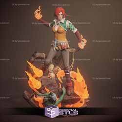 Triss Merigold The Witcher 3 1-6 STL Files