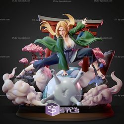 Tsunade Hokage Gate Base 200mm STL Files