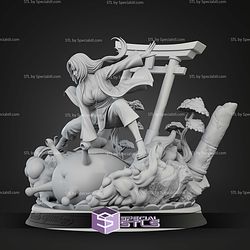 Tsunade Hokage Gate Base 200mm STL Files