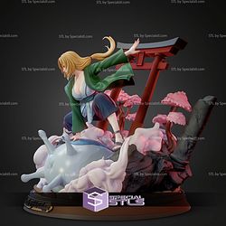 Tsunade Hokage Gate Base 200mm STL Files