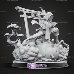 Tsunade Hokage Gate Base 200mm STL Files