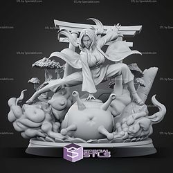 Tsunade Hokage Gate Base 200mm STL Files