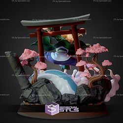 Tsunade Hokage Gate Base 200mm STL Files