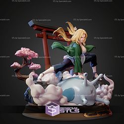 Tsunade Hokage Gate Base 200mm STL Files