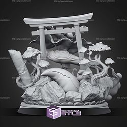 Tsunade Hokage Gate Base 200mm STL Files