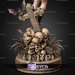 Vampirella Skull Base 450mm STL Files