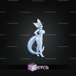 Vaporeon Posing Basic STL Files