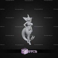 Vaporeon Posing Basic STL Files
