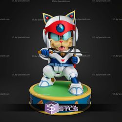 Yattarou Samurai Pizza Cats 150mm STL Files