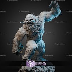 Yeti Snowman STL Files