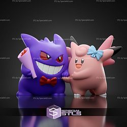 Basic Pokemon Collection Gengar and Clefable