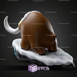 Basic Pokemon Collection Mamoswine on Cliff