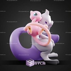 Basic Pokemon Collection Mew and Mewtwo