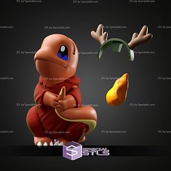 Basic Pokemon Collection Reindeer Charmander