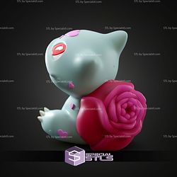 Basic Pokemon Collection Sitting Rose Bulbasaur