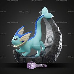 Basic Pokemon Collection Vaporeon on moon