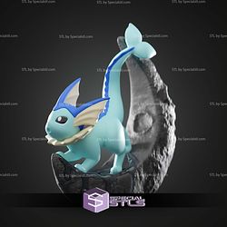 Basic Pokemon Collection Vaporeon on moon