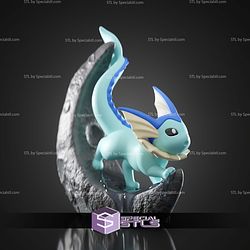 Basic Pokemon Collection Vaporeon on moon