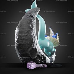 Basic Pokemon Collection Vaporeon on moon