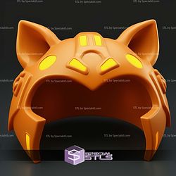 Basic STL Collection BattleCat Inspired Cat Helmet