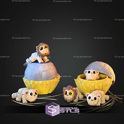 Basic STL Collection Safari Flexi Lions