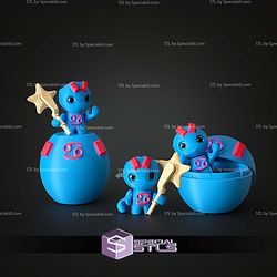 Basic STL Collection Zodiac Imps Cancer