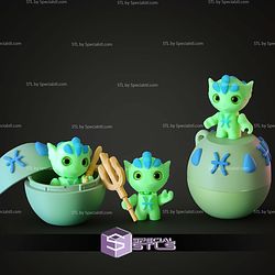Basic STL Collection Zodiac Imps Pisces