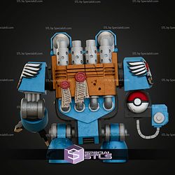 Blastoise Dreadnought Mashup STL Files