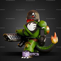 Charmander Salamander Mashup Life Size STL Files