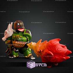 Charmander Salamander Mashup STL Files