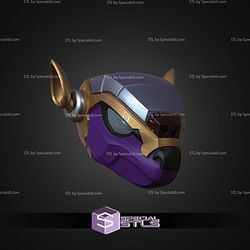 Cosplay STL Files Armored Armadillo Helmet