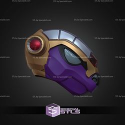 Cosplay STL Files Armored Armadillo Helmet
