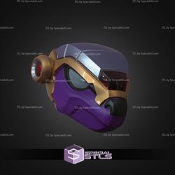 Cosplay STL Files Armored Armadillo Helmet