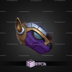 Cosplay STL Files Armored Armadillo Helmet