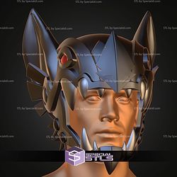 Cosplay STL Files Batman Azteca Helmet