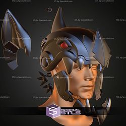 Cosplay STL Files Batman Azteca Helmet