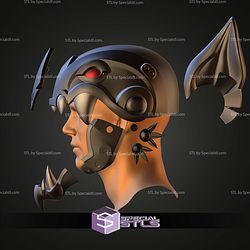 Cosplay STL Files Batman Azteca Helmet