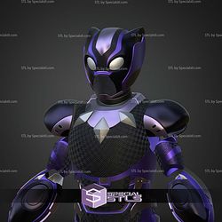 Cosplay STL Files Black Panther Kid Armor
