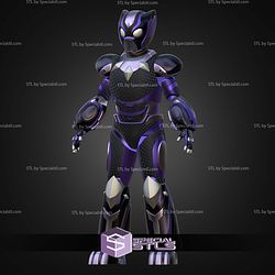 Cosplay STL Files Black Panther Kid Armor