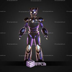 Cosplay STL Files Black Panther Kid Armor