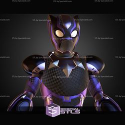 Cosplay STL Files Black Panther Kid Armor