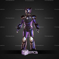 Cosplay STL Files Black Panther Kid Armor