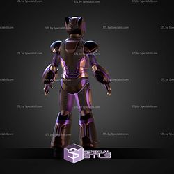 Cosplay STL Files Black Panther Kid Armor